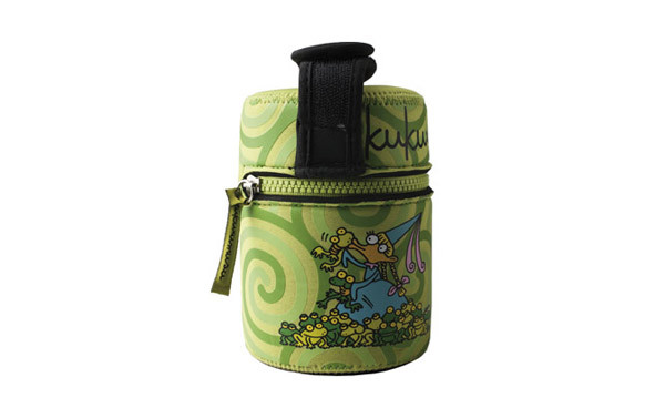 TERMO SOLIDO INOX 0,5 FUNDA NEO PRINCESA VERDE