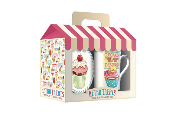 MUG+BANDEJA+POSAVASOS FIRST 5130522-HELADOS