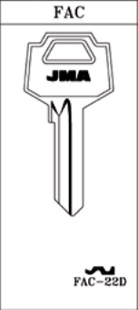 LLAVE ACERO JMA FAC -22D