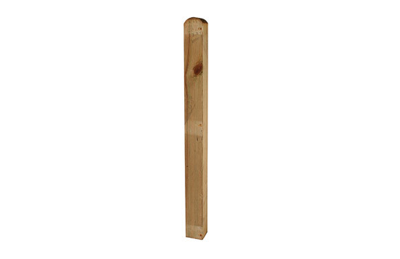 POSTE MADERA REDONDO VALLA CLASICA 7X7X80