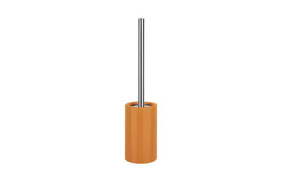 ESCOBILLERO BAÑO TUBE NARANJA 43CM