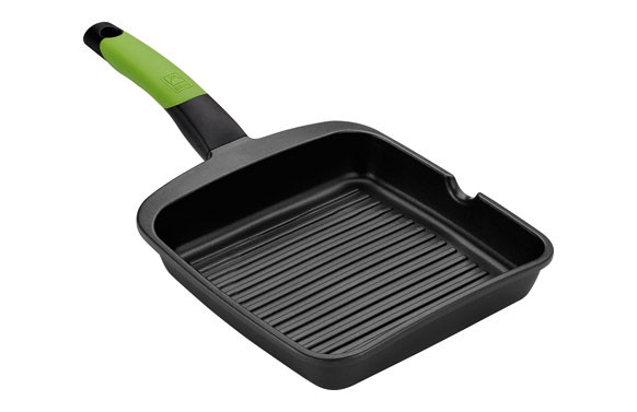 GRILL ASADOR ALUMINIO FUNDIDO PRIOR 28 CM INDUCCION