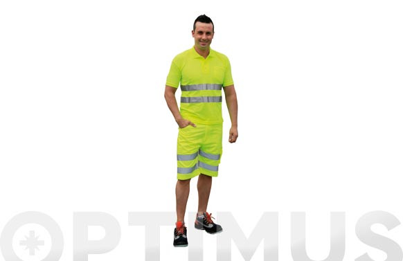 PANTALON CORTO ALTA VISIBILIDAD HARKER T.XXL
