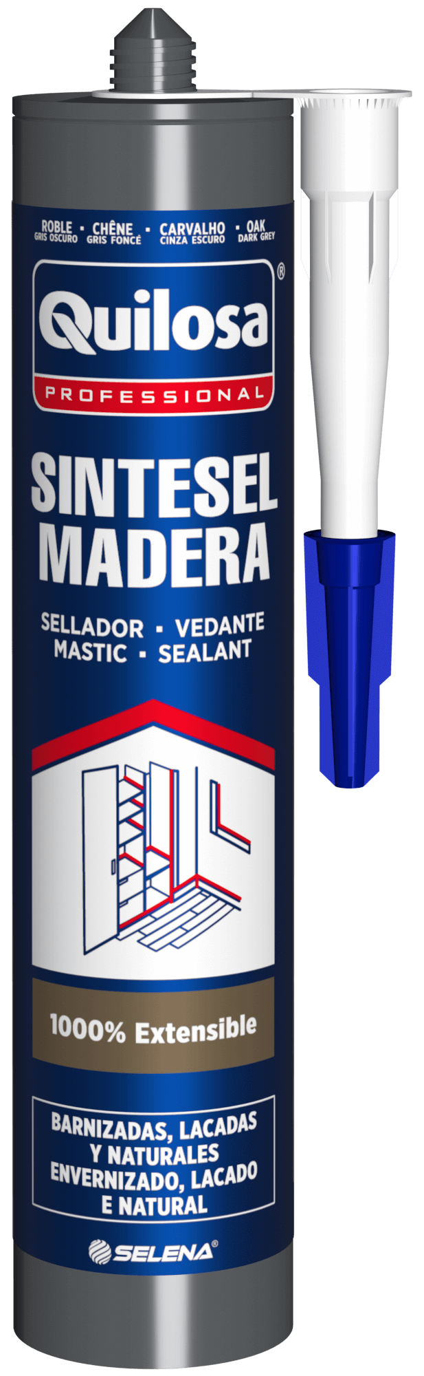 SELLADOR MADERA SINTESEL 300ML ROBLE GRIS OSCURO