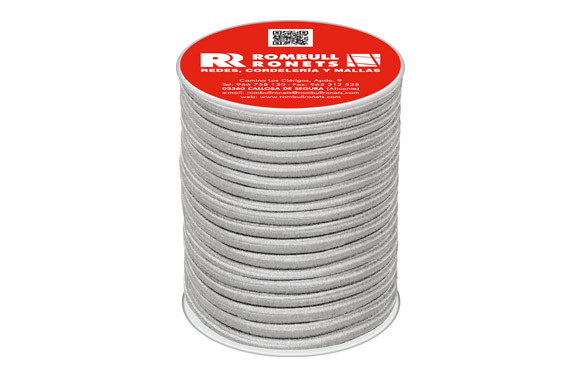 CUERDA ELASTICA LATEX BLANCA 8MM-50MT