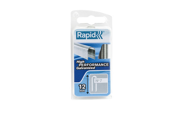 GRAPAS PARA CABLE ACERO GALVANIZADO 7/12 MM., 960 UDS.