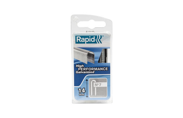 GRAPAS PARA CABLE ACERO GALVANIZADO 7/14 MM., 960 UDS.