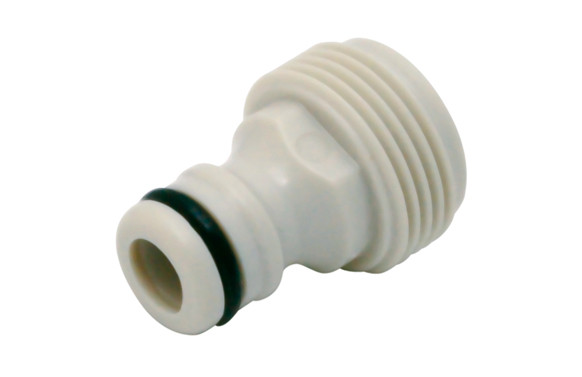 ADAPTADOR ROSCA MACHO PLASTICO 3/4\"