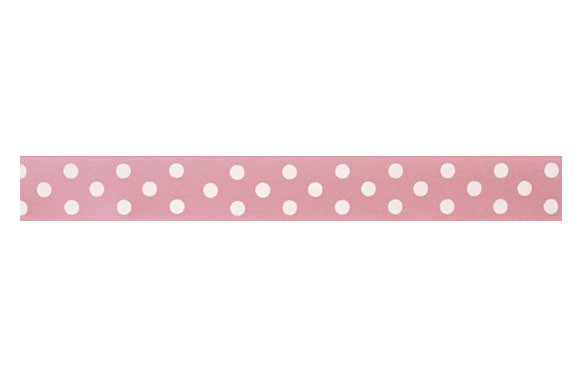 CINTA BASE PASTELES 24MMX25M LUNARES ROSA