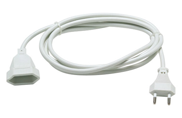 PROLONGADOR 2X1 BLANCO 10A 2MT