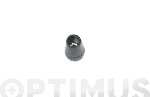 CONTERA EXTERIOR GOMA CON ARANDELA PARA MULETA 19 MM NEGRO