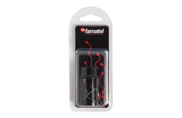 PORTALAMPARAS LISO E-14 NEGRO