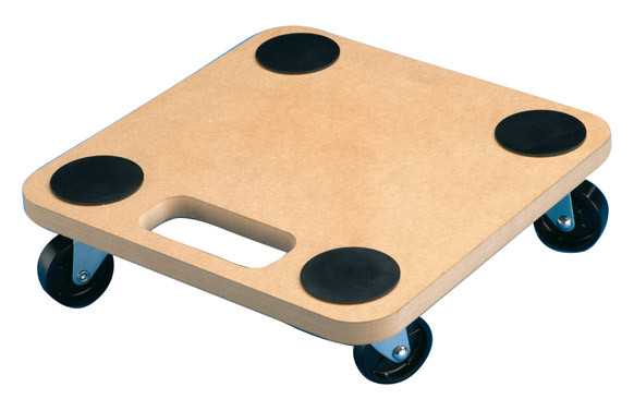 BASE RODANTE CUADRADA 29X29 CM HASTA 120KG