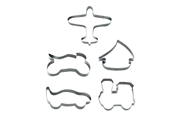 CORTAGALLETAS KIT COOKIES TRANSPORTES