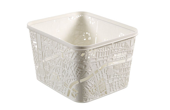 CAJA CITY BOX PARIS 18 L BLANCA 35X30X22CM
