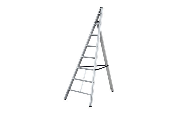 ESCALERA TRIANGULAR ALUMINIO TRITTIKA 6 PELDAÑOS