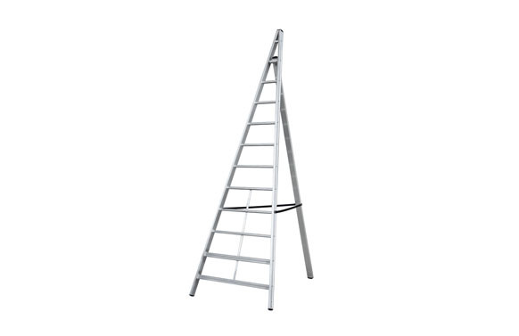 ESCALERA TRIANGULAR ALUMINIO TRITTIKA 10 PELDAÑOS