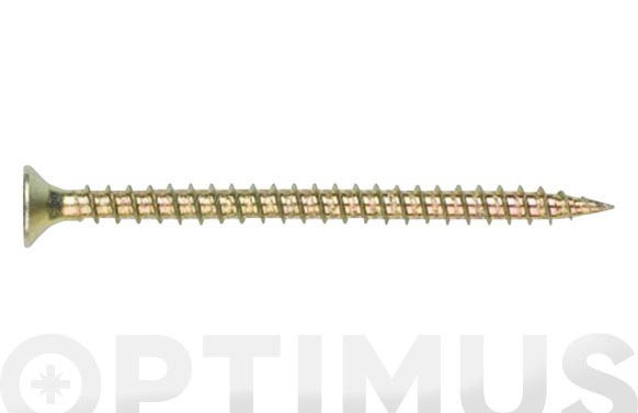 TIRAFONDO MADERA CABEZA AVELLANADA POZI BICROMATAD 4X45 MM