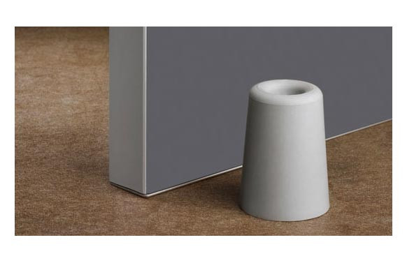 TOPE PUERTA CON TORNILLO ALTO (BLISTER 1 UNIDAD)GRIS