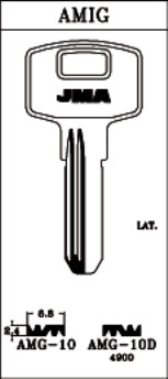LLAVE SEGURIDAD LATON AMG-10D