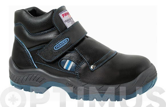 BOTA SEGURIDAD FRAGUA VELCRO PLUS NEGRO S3 T-45 PU/TPU