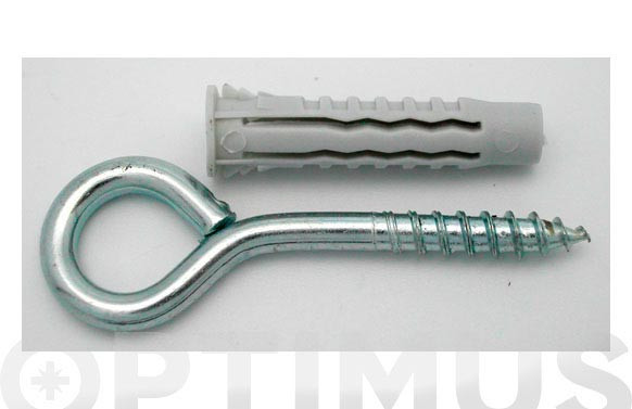 TACO NYLON + HEMBRILLA CERRADA Ø8MM-21X90 MM
