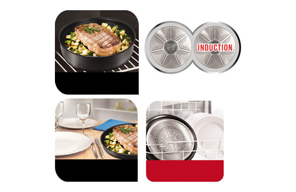 SARTEN INGENIO TALENT INDUCCION 24-28CM SET