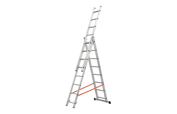 ESCALERA ALUMINIO PROFESIONAL TRIPLE COMBINADA 3X7 PELD