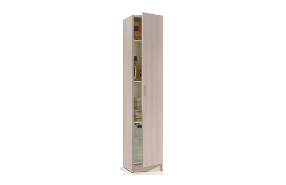 ARMARIO MULTIUSO ESTANTES 1 PUERTA ROBLE 180X37X37 CM