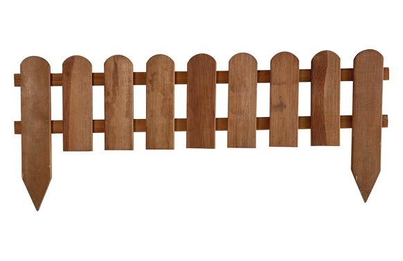 BORDURA-MINIVALLA MADERA PANORAMA REDONDEADA 28/45X110 CM MARRON