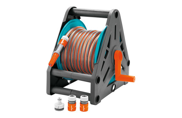ENROLLADOR MANGUERA INCLUIDA 15 MT Ø 13MM + ACCESORIOS