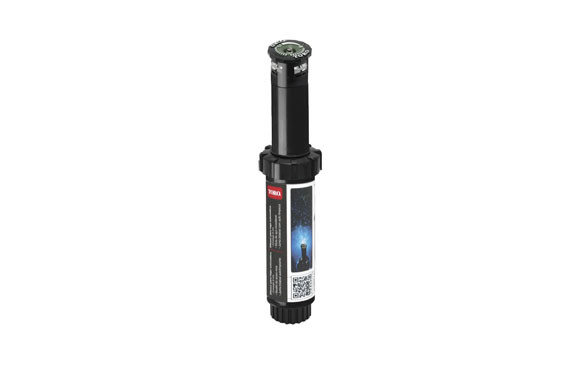 DIFUSOR CON BOQUILLA ARCO FIJO PRECISION 180º ALCANCE REGULABLE: 2,4 - 4,6 M.