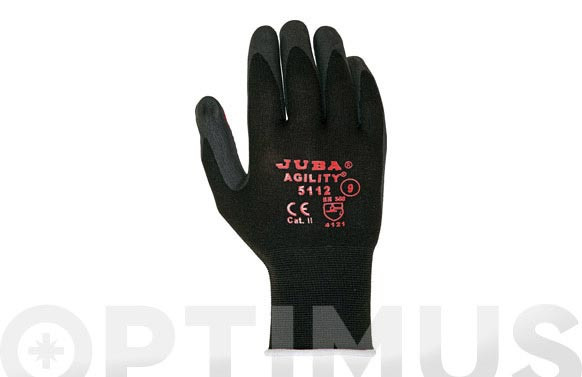 GUANTE NITRILO FOAM AGILITY DOTS T-8