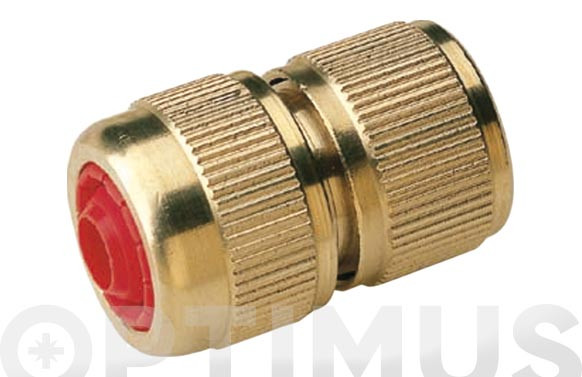 ENLACE RAPIDO LATON CONEXION 15 MM. CON STOP