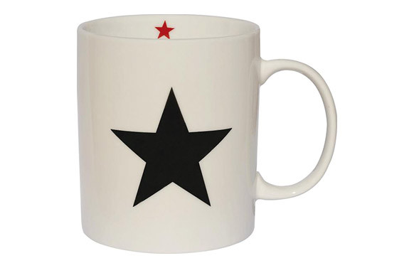 MUG PORCELANA ESTRELLA NEGRA