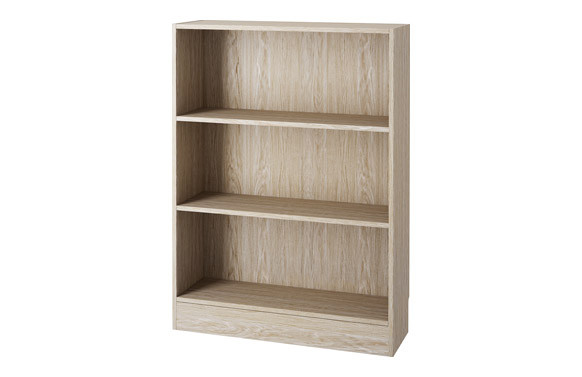 ESTANTERIA BASIC 107X79X27CM ROBLE PATINADO