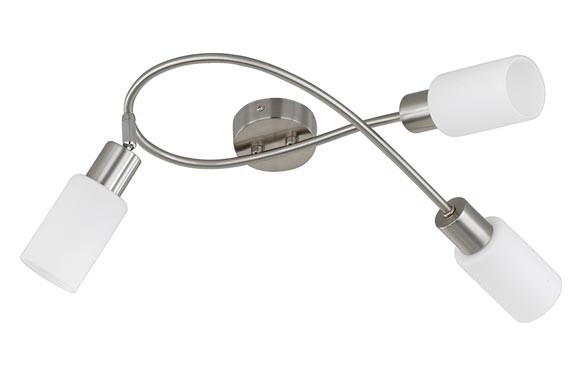 FOCO 3XE14 40W MARS NIQUEL MATE/CRISTAL OPAL