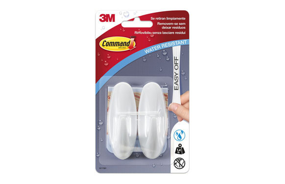GANCHO DISEÑO RESISTENTE AL AGUA BLANCO