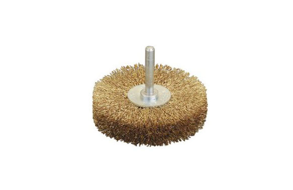CEPILLO DISCO PUA LATONADA ESPIGA 6 MM Ø 50/0,20
