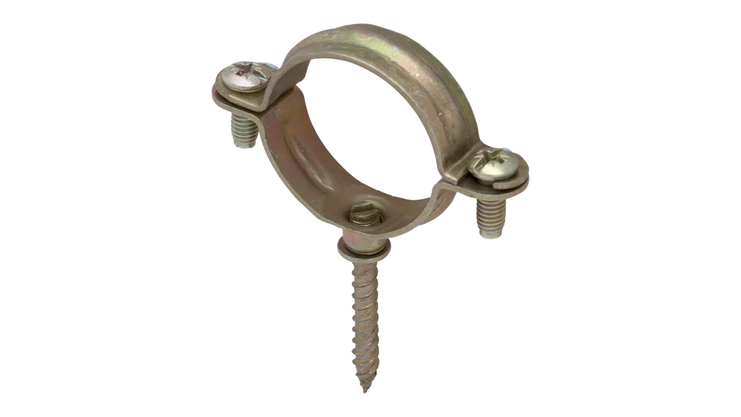 ABRAZADERA M 6 CON TORNILLO (10 UNI) Ø 25 MM