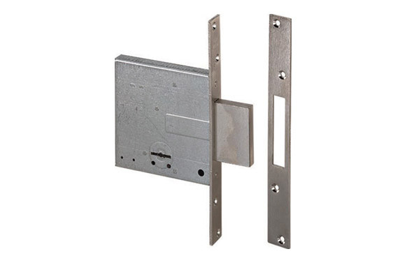 CERRADURA SEGURIDAD NIQUELADA LLAVE SOLA 50 MM/BORJAS 4 VUELTAS