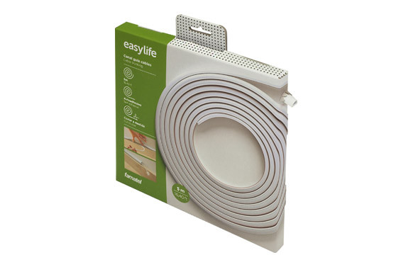 CANALETA ADHESIVA FLEXIBLE 10X10MM-5M
