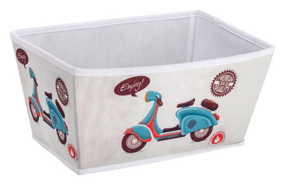 CESTO BAÑO VINTAGE SCOOTER 19,5 X15 X 19 CM
