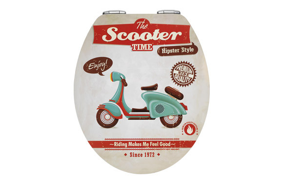 TAPA WC VINTAGE SCOOTER38,8X44,5CM