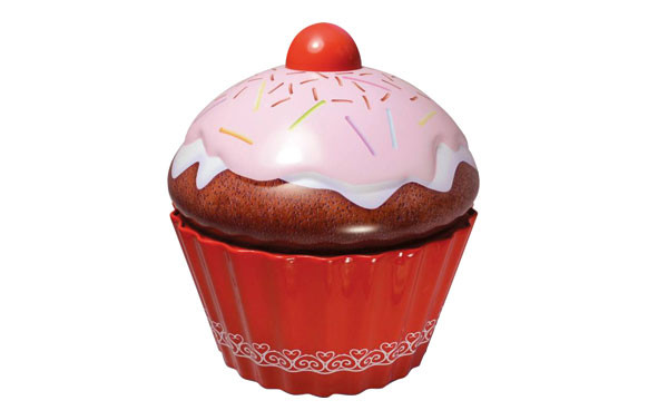 CAJA METALICA CUPCAKE GRANDE ROSA