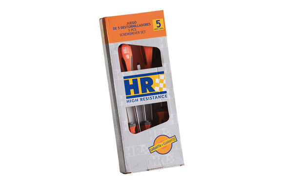 DESTORNILLADOR JUEGO 5 PZAS BOCA PLANA, RECTA, PHILIPS
