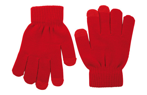 GUANTE TOUCH MOVIL ROJO