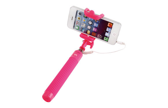 PALO MINI EXTENSIBLE SELFIE AUTOMATICO 20,5-90CM ROSA