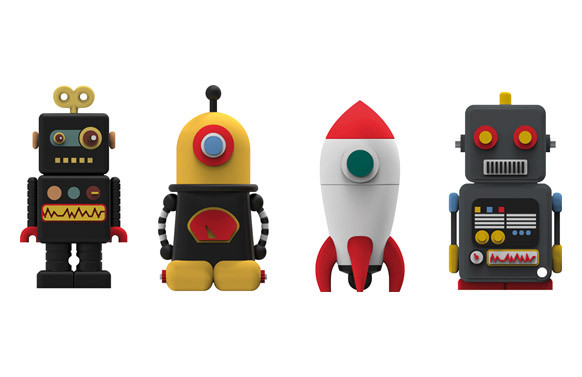 PEN DRIVE ROBOTS 8 GB SURTIDOS