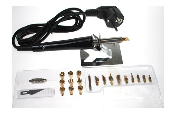 PIROGRABADOR 30 W KIT CON 22 ACCESORIOS